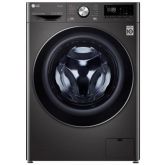 LG F6V1009BTSE 9Kg Washing Machine - Black Steel