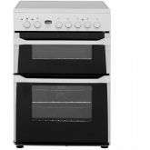 Indesit ID60C2W Innovative 60cm Ceramic Fan Double Oven with timer 